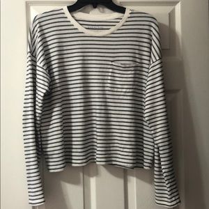 Everlane Long Sleeve Striped Tee